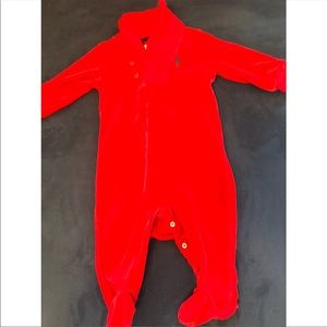 Ralph Lauren red footies